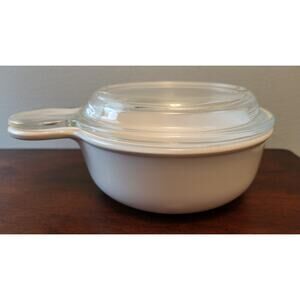 Qty 1: Corning Ware P-150-B 15 Ounce Grab It Bowl w/ Pyrex P-150-C Glass Lids